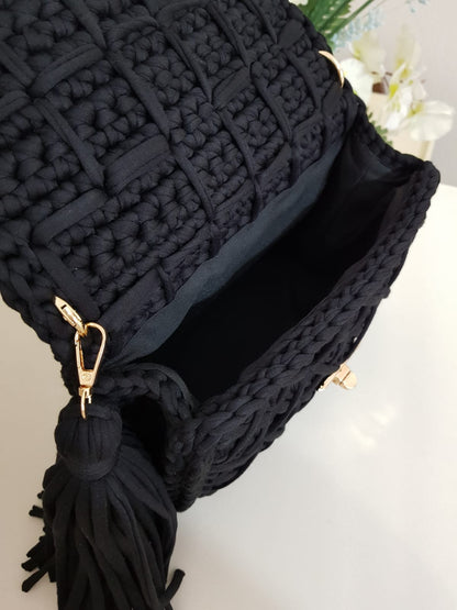 Margot Bag | Crochet Handmade Crossbody Handbag