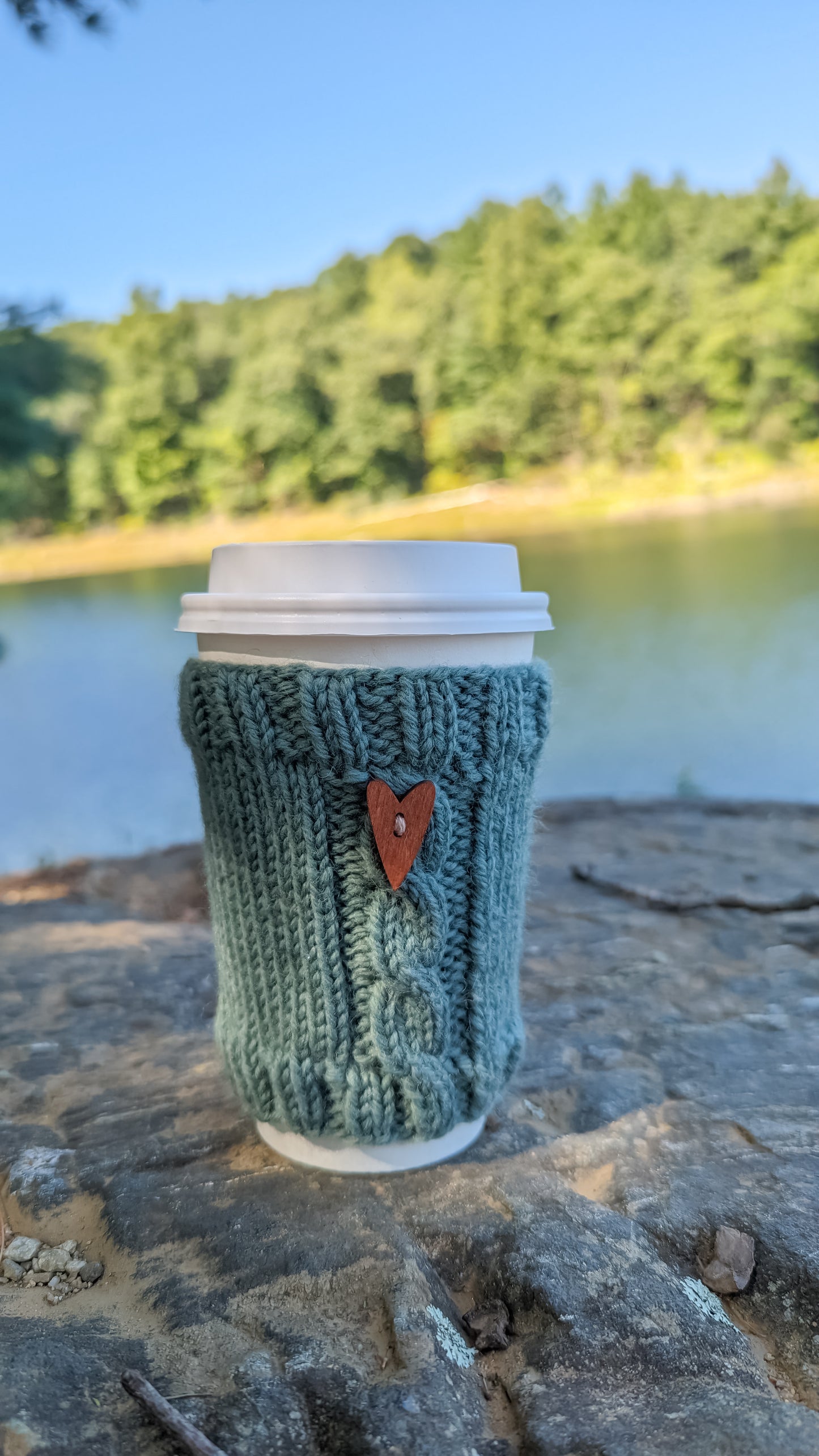 Woolly Cup Sleeve| Sage