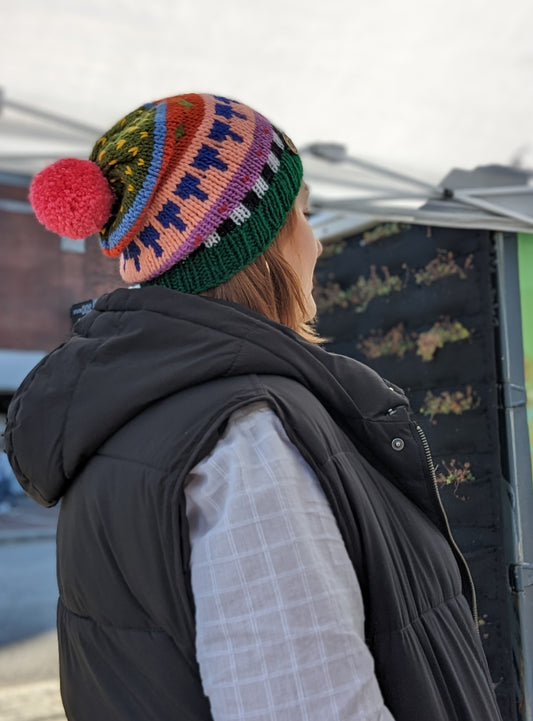 Berry Messy Wool Hat