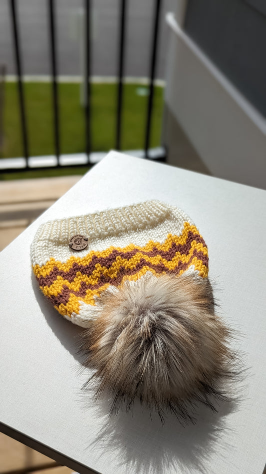 Zig Zag Wool Hat