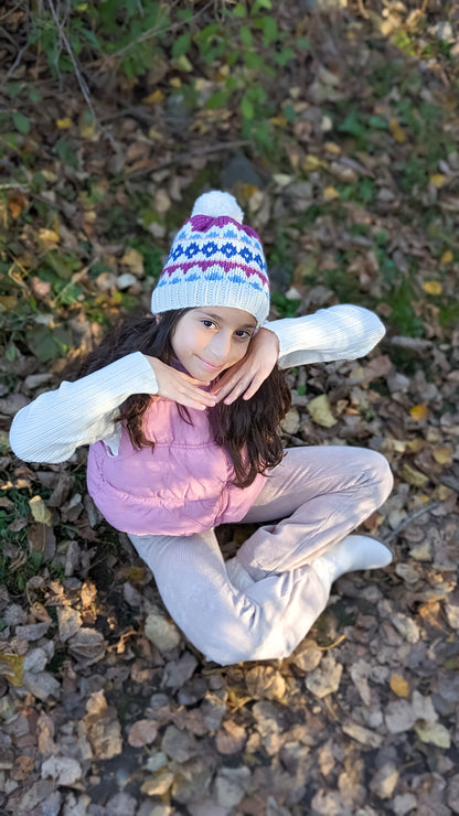 "Messy Head" Winter Hat | Size 1t-5t