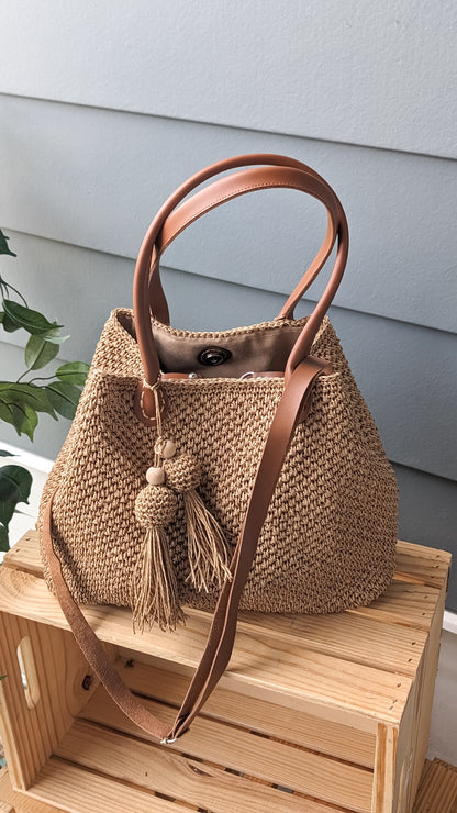 Crochet Raffia Bag | Beach Bag | Everyday Summer Bag