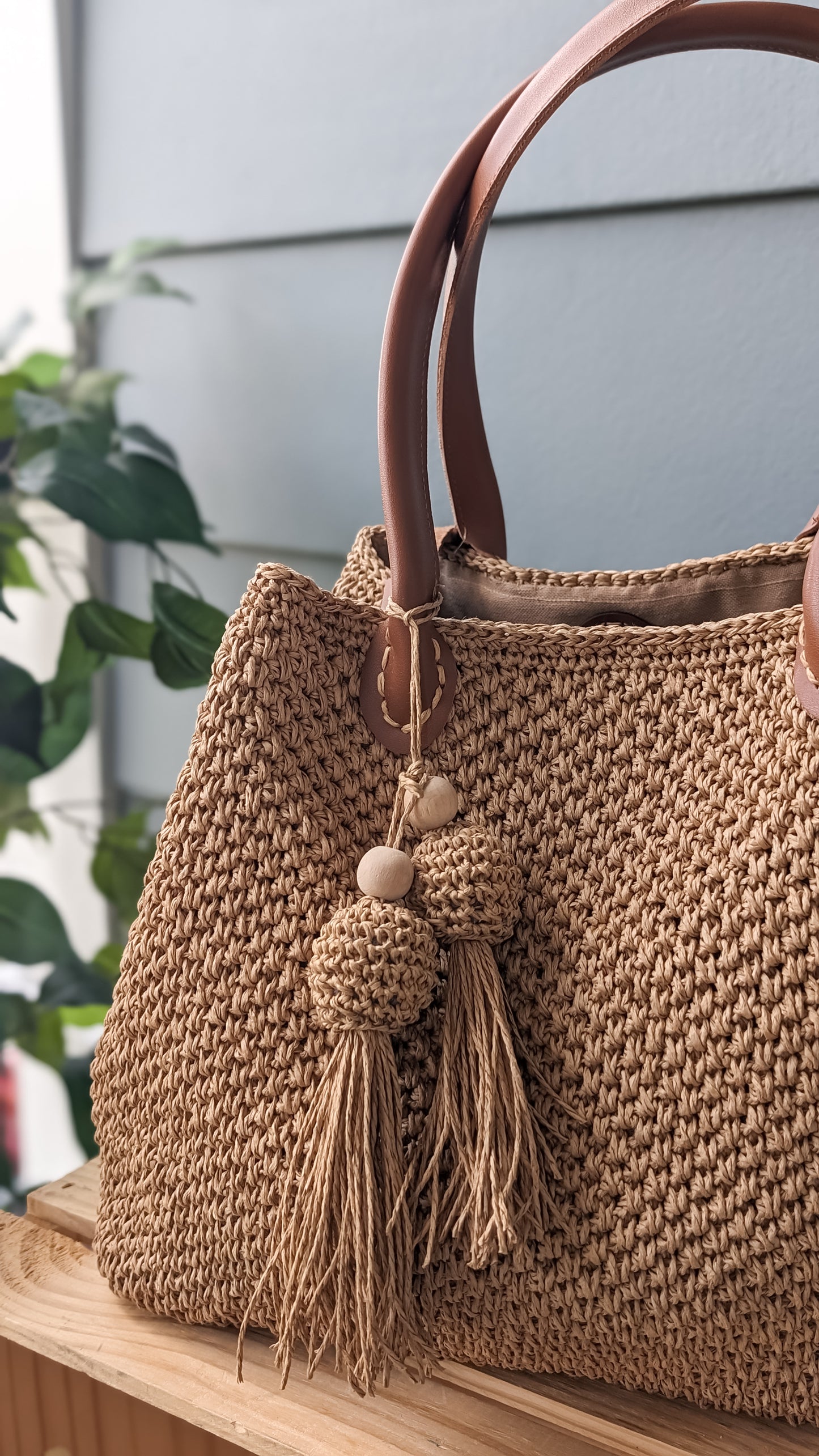 Crochet Raffia Bag | Beach Bag | Everyday Summer Bag