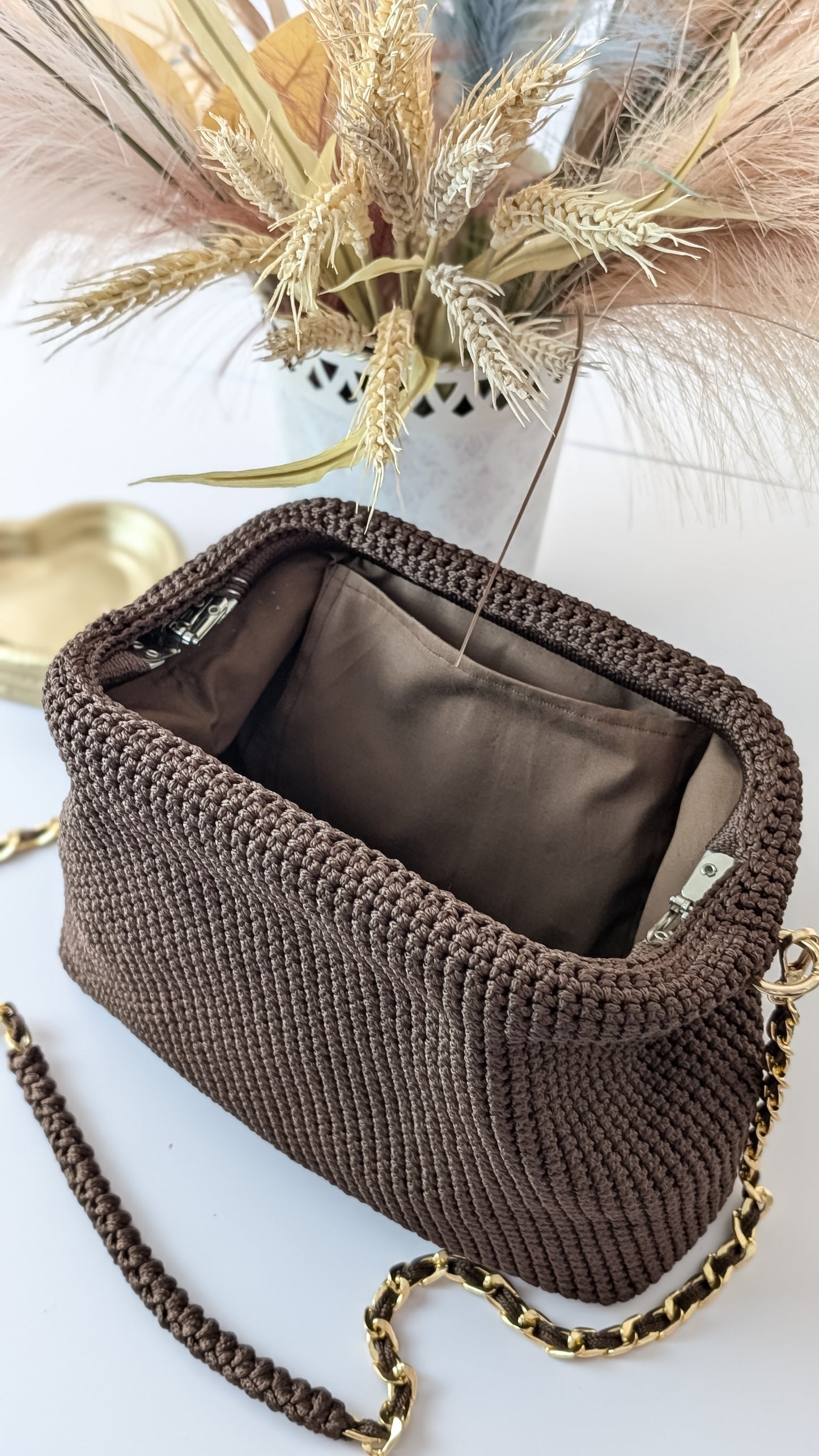 Diana Bag | Handmade Crochet Bag | Color Black