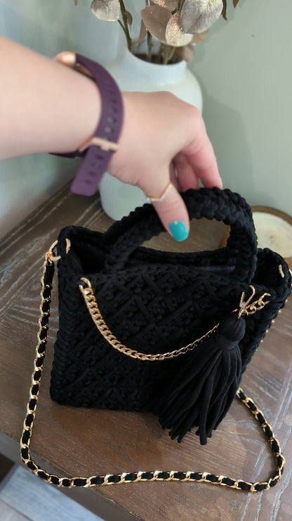 Carol Bag | Crochet Handmade Crossbody Bag | Chic Crochet Bag