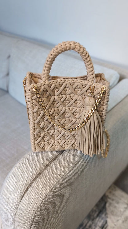 Carol Bag | Crochet Handmade Crossbody Bag | Chic Crochet Bag