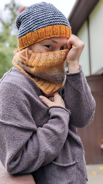 Soft and Warm Hand Knit Neck Warmer